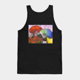 Snuggly Macaws Tank Top